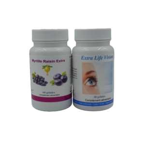 Lot 1 Extra Life Vision, 1 Myrtille Raisin Extra