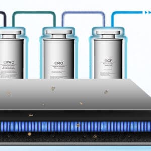 Lot de 3 filtres pour purificateur d'eau hydrogénée sur évier